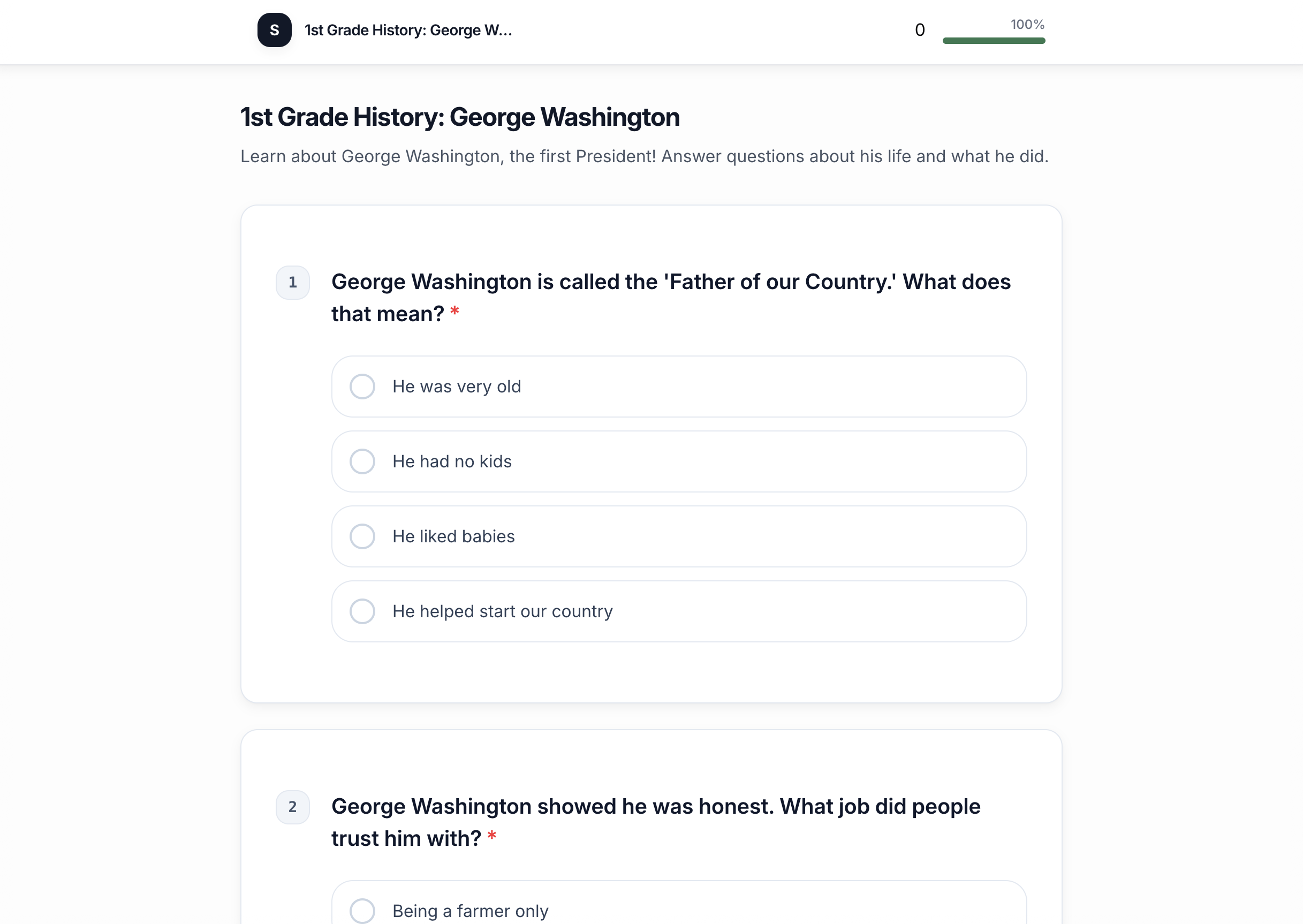 XAM Dashboard Interface